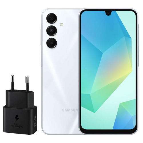 گوشی موبایل سامسونگ مدل Galaxy A16 4G دو سیم کارت ظرفیت 128 گیگابایت و رم 6 گیگابایت - ویتنام - به همراه شارژر 25 وات سامسونگ